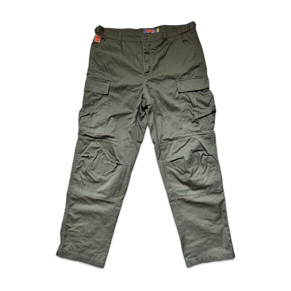 Empyre Other - Empyre Baggy Skater Style Cargo Pants - Olive Green - Size 32